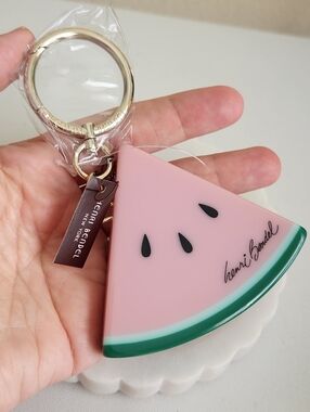 Henri Bendel Watermelon bag charm keychain